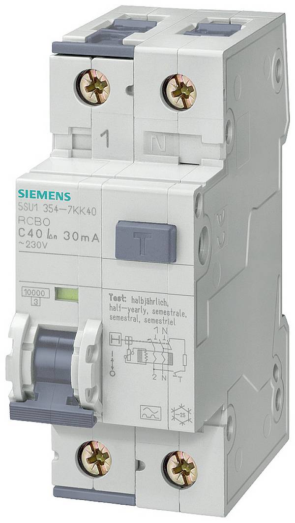 Siemens 5SU13543KK25 Switch 25 A 0.03 A 230 V