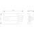 Technical drawing of a mechanical component with side and top view. Dimensions: Length 43.8 mm, Width 25 mm.
