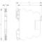 Technical drawing of a rectangular component with dimensions: 93 mm height, 6.2 mm thickness, 76 mm length. Side and front views shown.