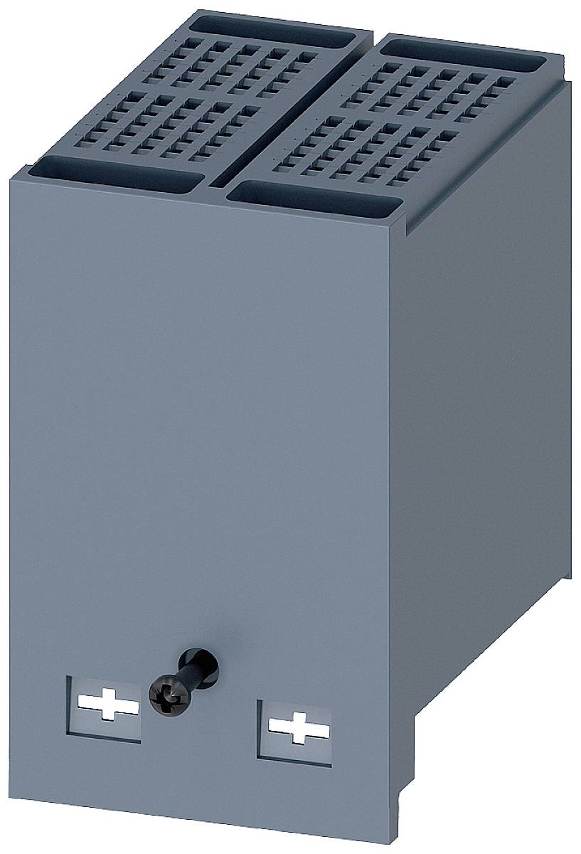 Electronic component with two slots and a switch on the front panel.