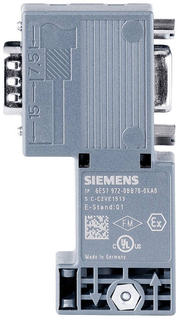Siemens 6ES7972-0BB70-0XA0 6ES79720BB700XA0 PLC connector