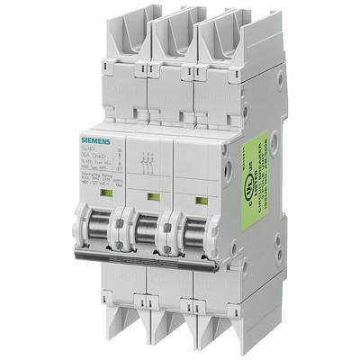 A three-pole circuit breaker with marking '30A 480Y/277V', suitable for electrical installations and protection against overload.