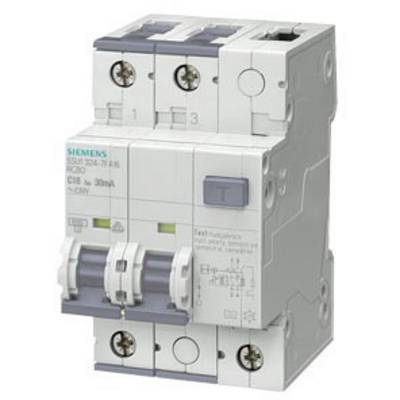 A grey protection switch with labels and levers, used for safeguarding electrical circuits in buildings.