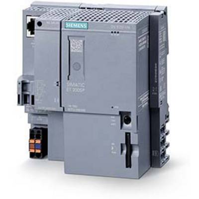 A grey Siemens SIMATIC ET 200SP module, an automation device for controlling and improving machine processes.