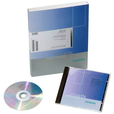 Siemens software package: SIMATIC Software Box and CD-ROM for industrial applications.