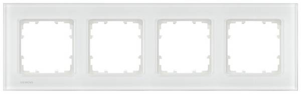 Siemens Switch product range 4x Frame Delta White 5TG12041 1 pc(s)