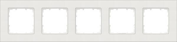 Siemens Switch product range 5x Frame  Delta White 5TG11150 1 pc(s)