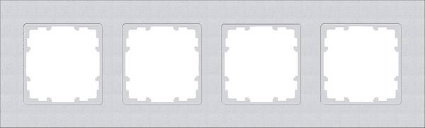 Siemens Switch product range 4x Frame Delta Aluminium (metallic) 5TG11141 1 pc(s)