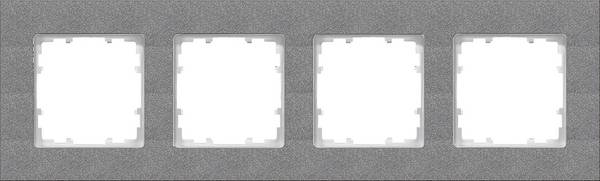 Siemens Switch product range 4x Frame  Delta Carbon 5TG11142 1 pc(s)