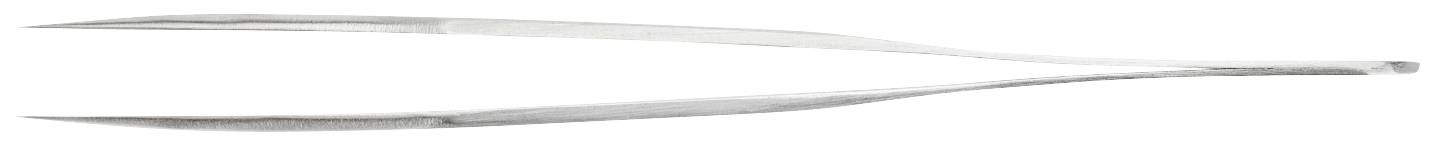 A silver tweezer with pointed tips.