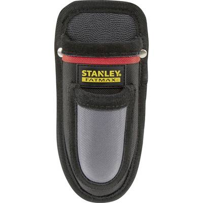 Black and grey tool holster from Stanley Fatmax for secure tool storage. Ideal for tradespeople and DIY enthusiasts.