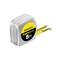 Tape measure with yellow ruler, silver casing, black and yellow label with the inscription 'Stanley PowerLock 5m'.