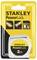 Image of a 3-metre Stanley PowerLock measuring tape in packaging. Packaging displays measuring tape details and features.