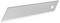 Silver-coloured breaking blade, angled with notches for segmental breaking. Hole at the right-hand end.