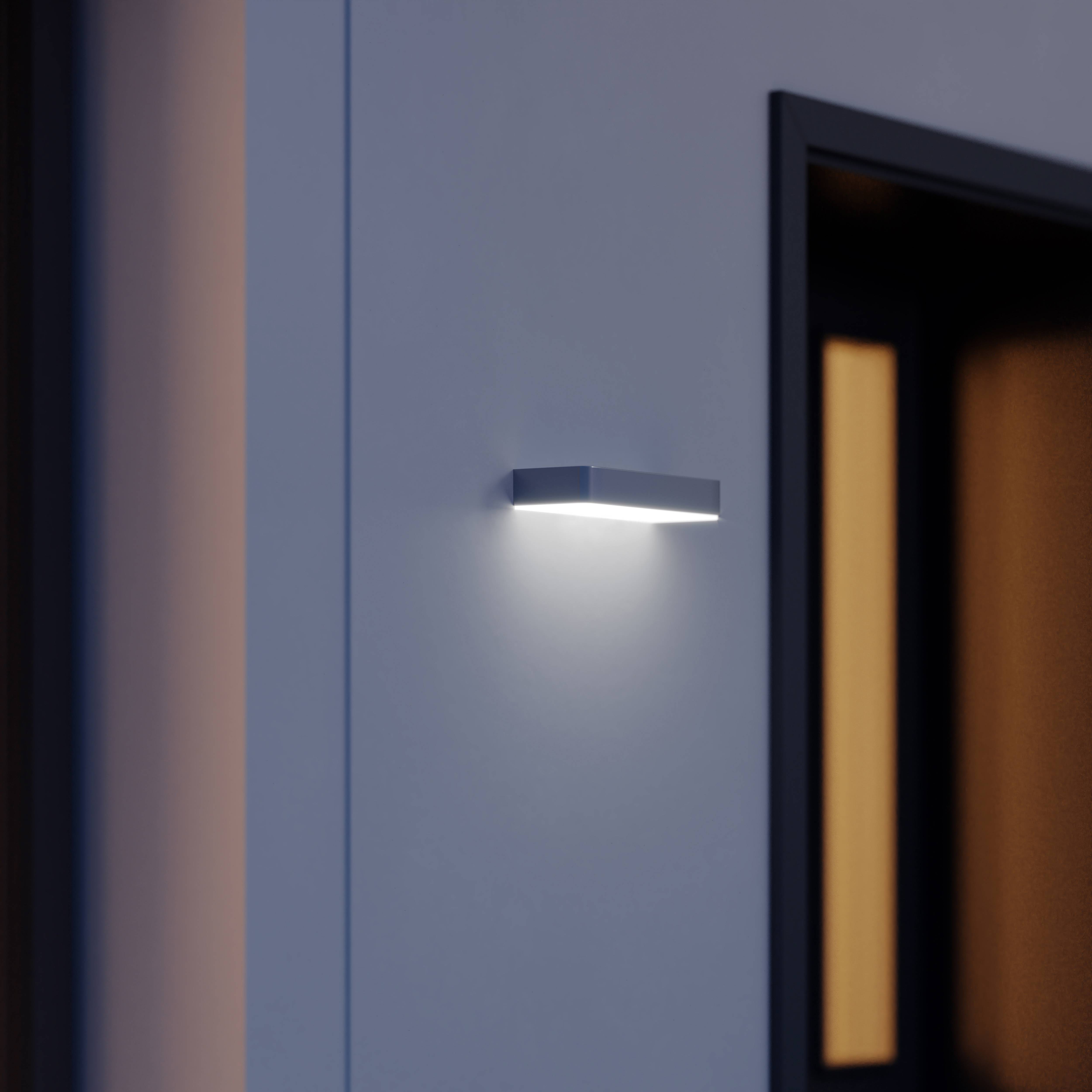 Steinel SOL-O 052676 Solar outdoor wall light LED (monochrome) Built-in LED 0.07 W Silver-5