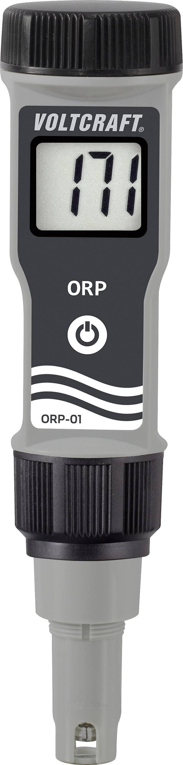Digital ORP measuring device 'Voltcraft', displaying reading '171'. Used for determining the oxidation-reduction potential in liquids.