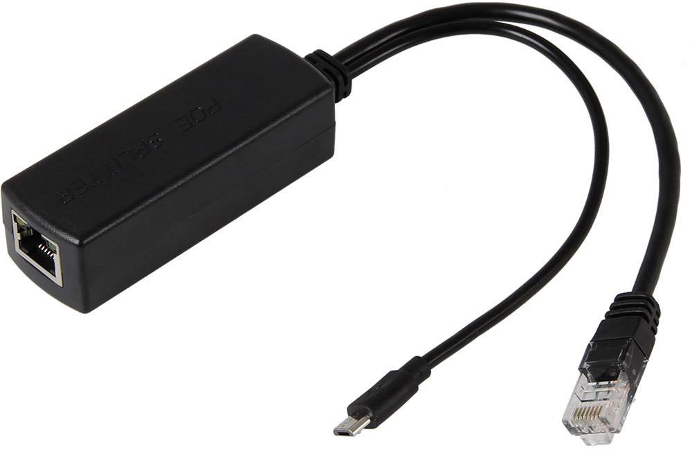 Joy-it POE Raspberry Mini PC Raspberry Pi® 3 B+ 1 GB 4 x 1.4 GHz PoE injector, PSU, Housing, HDMI cable-1