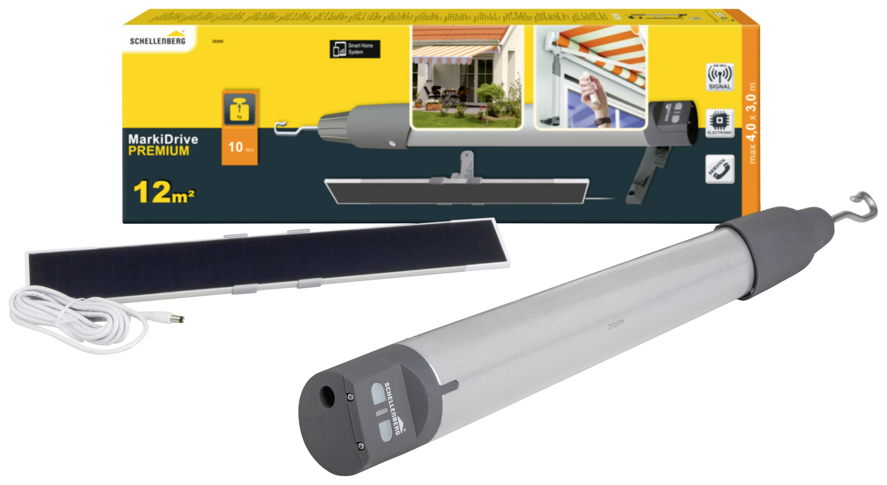 Image of Schellenberg Premium 20264 Wireless sun blind motor 10 Nm
