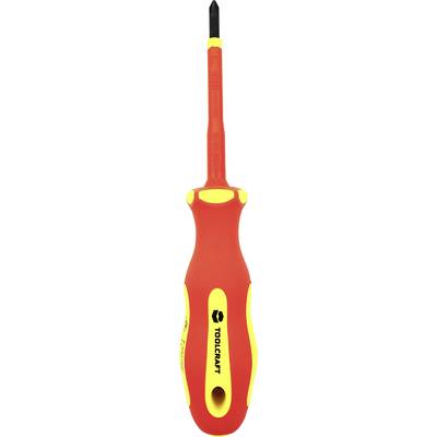 TOOLCRAFT PH1 TO-5345751 VDE, Electrical & precision engineering , Workshop Pillips screwdriver PH 1 Blade length: 80 mm