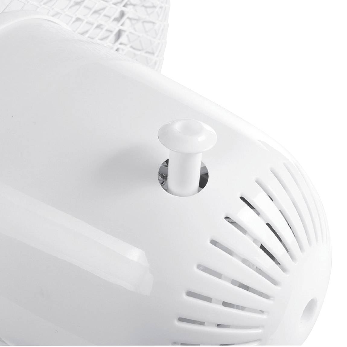 Basetech Desk fan 30 W (Ø x H) 270 mm x 460 mm White Oscillating-1