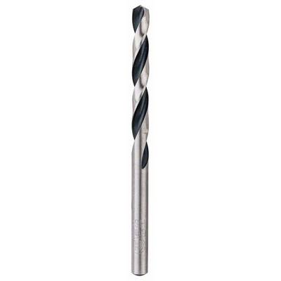 Metal drill with spiral grooves, suitable for drilling into various materials.