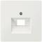 A white LED night light with a square frame and motion sensor in the centre, suitable for wall mounting to provide illumination.