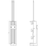 Device adapter, rail center-to-center distance: 60 mm, UN AC 690 V, for SIRIUS...