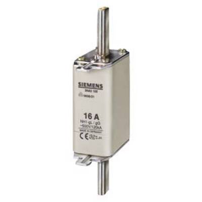 Siemens fuse with a '16 A' marking and CE certification. Suitable for high-voltage applications.
