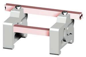 Siemens 8GF93182 ISO supporting stand low N/PE for assembly on DIN rail 35mm (1 set = 2 pieces) Support bracket 10 pc(s)