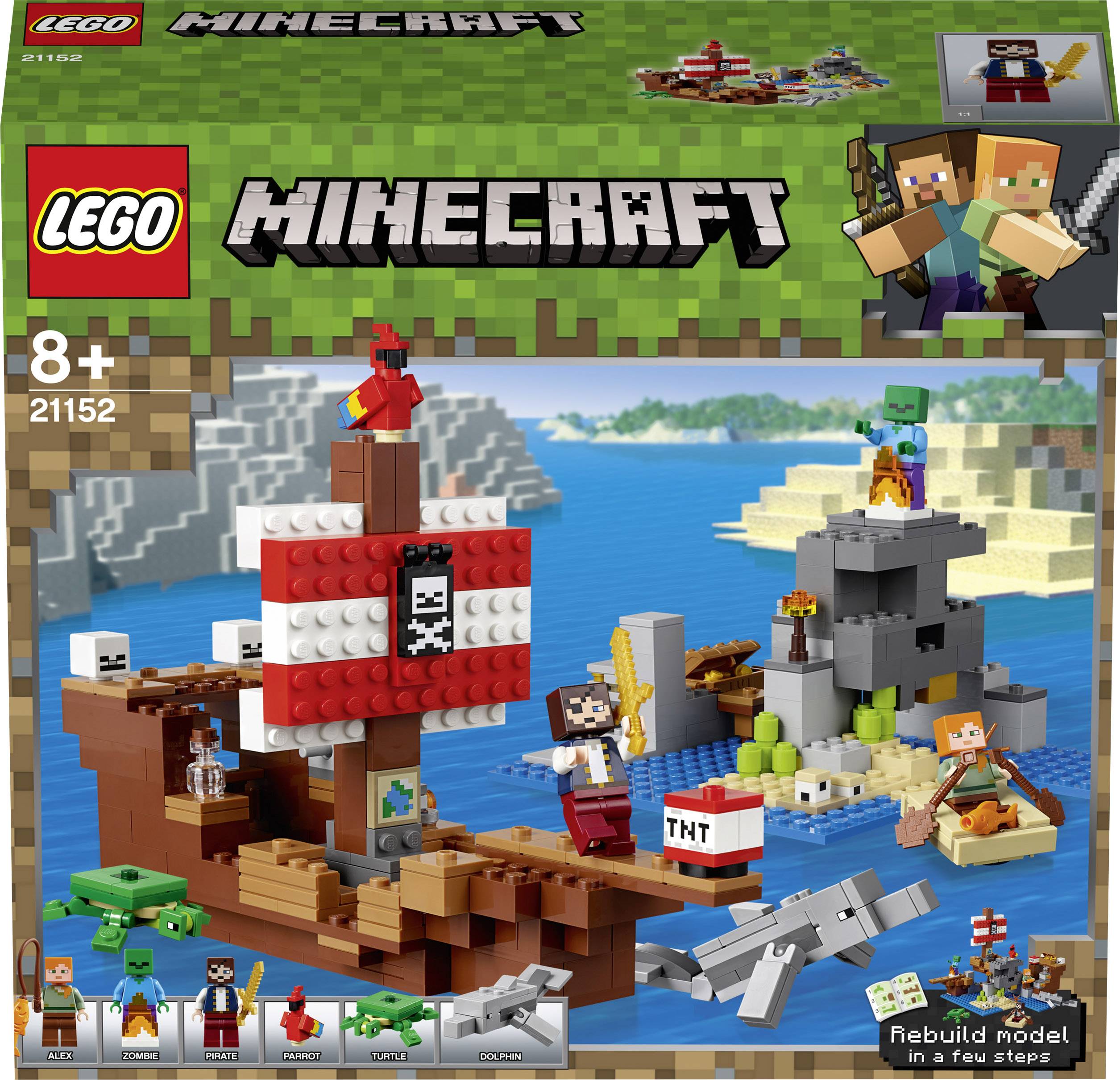 LEGO® MINECRAFT The Pirate Ship Adventure | Conrad.com