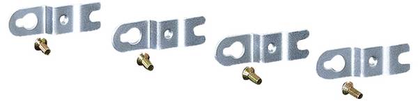 Hensel 20001159 Hensel MI AL 40 mounting kit External brackets Stainless steel Metal 4 pc(s)
