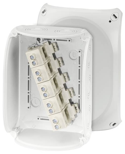 Image of Hensel 62000067 Junction box (L x W x H) 92 x 210 x 155 mm Grey-white (RAL 7035) IP66, IP67, IP69 1 pc(s)