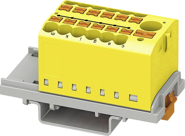 Phoenix Contact PTFIX 6/12X2,5NS35 YE 3273094 Distribution block 0.14