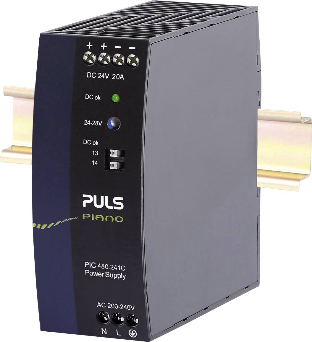PULS PIANO Rail mounted PSU (DIN) 20 A 480 W
