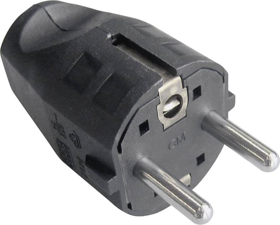 Bachmann 910.100 Safety plug Plastic 250 V Black IP20