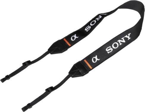 Black Sony Alpha Shoulder Strap Textile Soft Type 