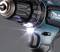 Cordless drill in close-up, illuminated with a rotatable drill head. Tool for DIY tasks or professional applications.