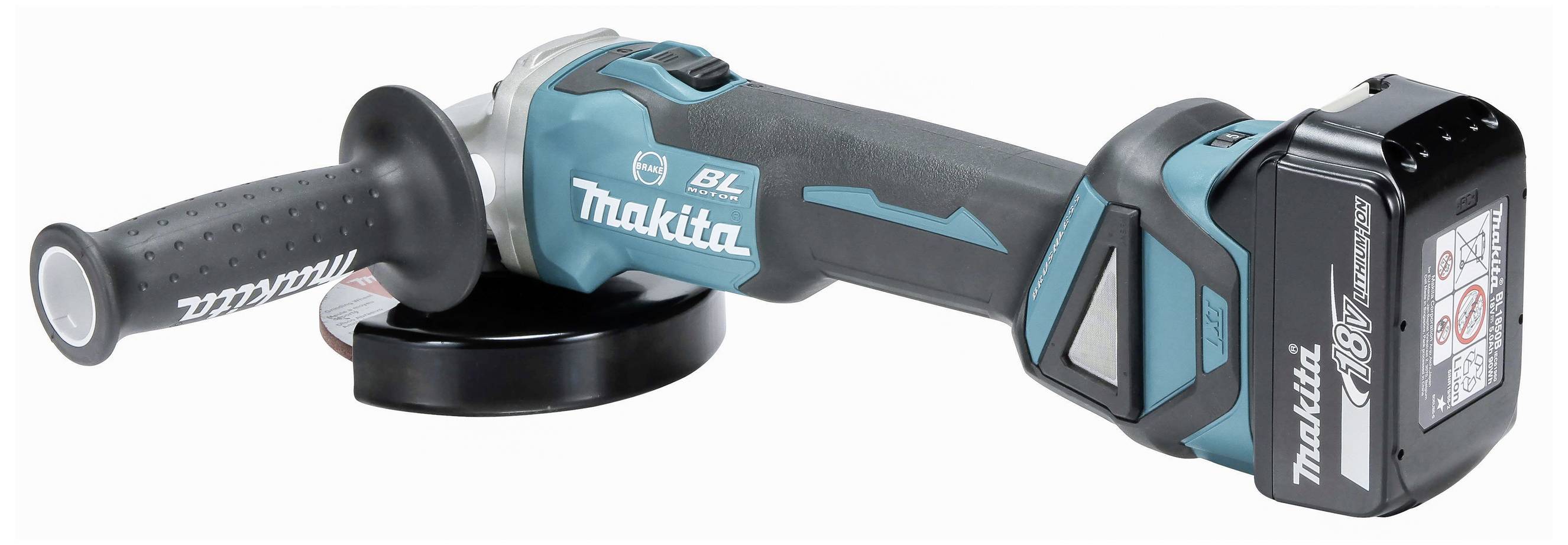 Makita DGA514ZJU1 DGA514ZJU1 Cordless angle grinder 125 mm incl. case, incl. accessories, w/o battery 18 V-2