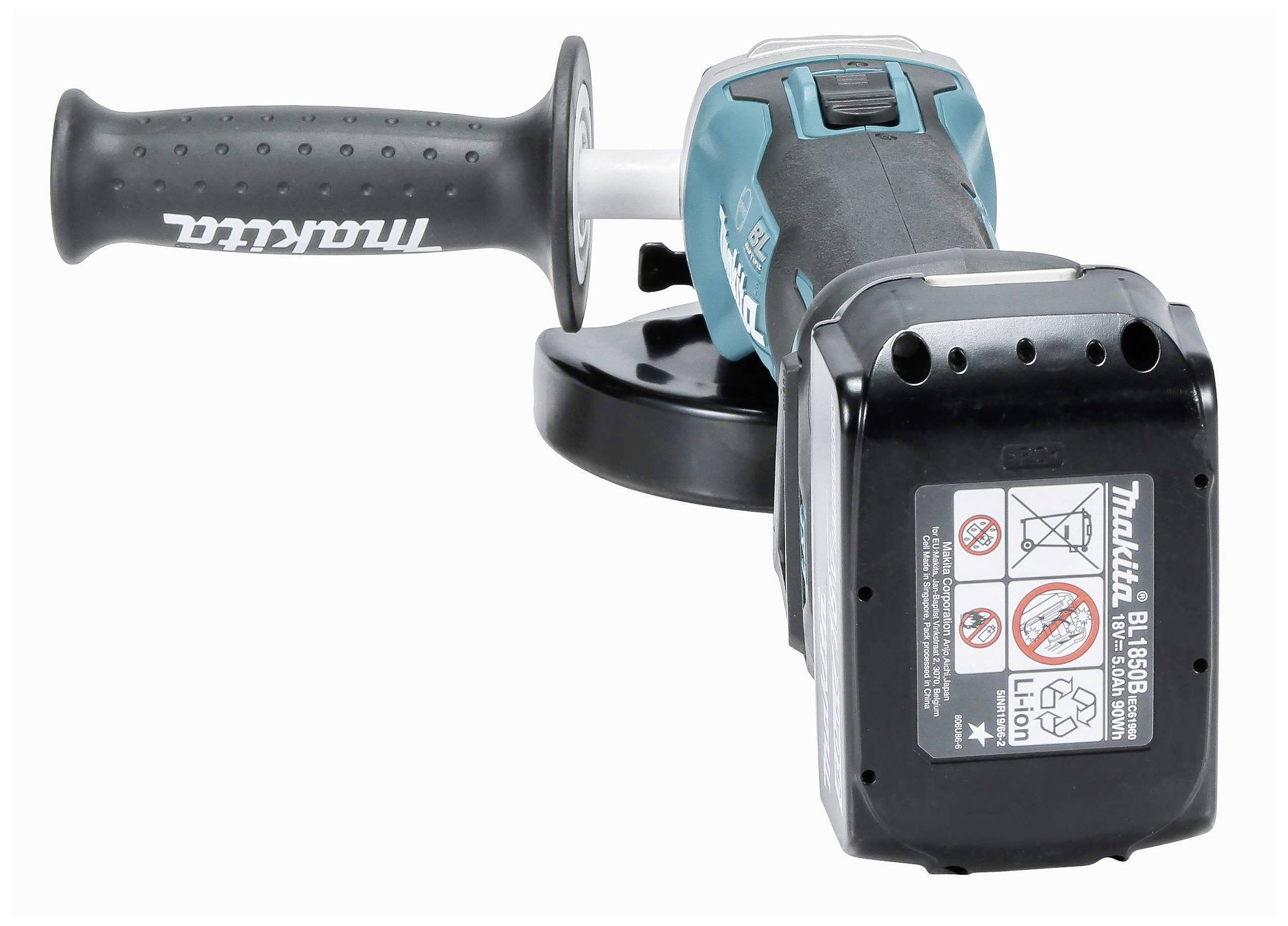 Makita DGA514ZJU1 DGA514ZJU1 Cordless angle grinder 125 mm incl. case, incl. accessories, w/o battery 18 V-3