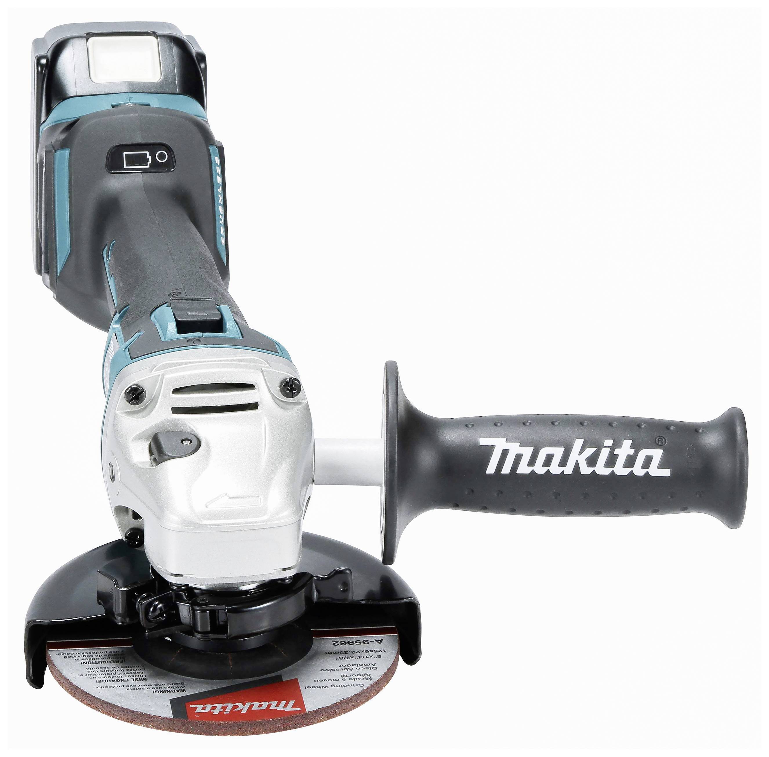 Makita DGA514ZJU1 DGA514ZJU1 Cordless angle grinder 125 mm incl. case, incl. accessories, w/o battery 18 V-7