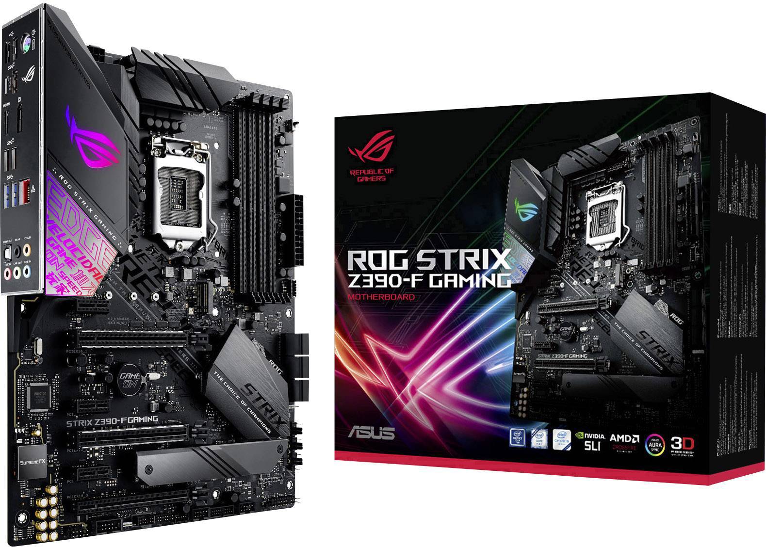 Asus ROG STRIX Z390-F GAMING Motherboard PC base Intel® 1151v2 Form factor ATX Motherboard chipset Intel® Z390