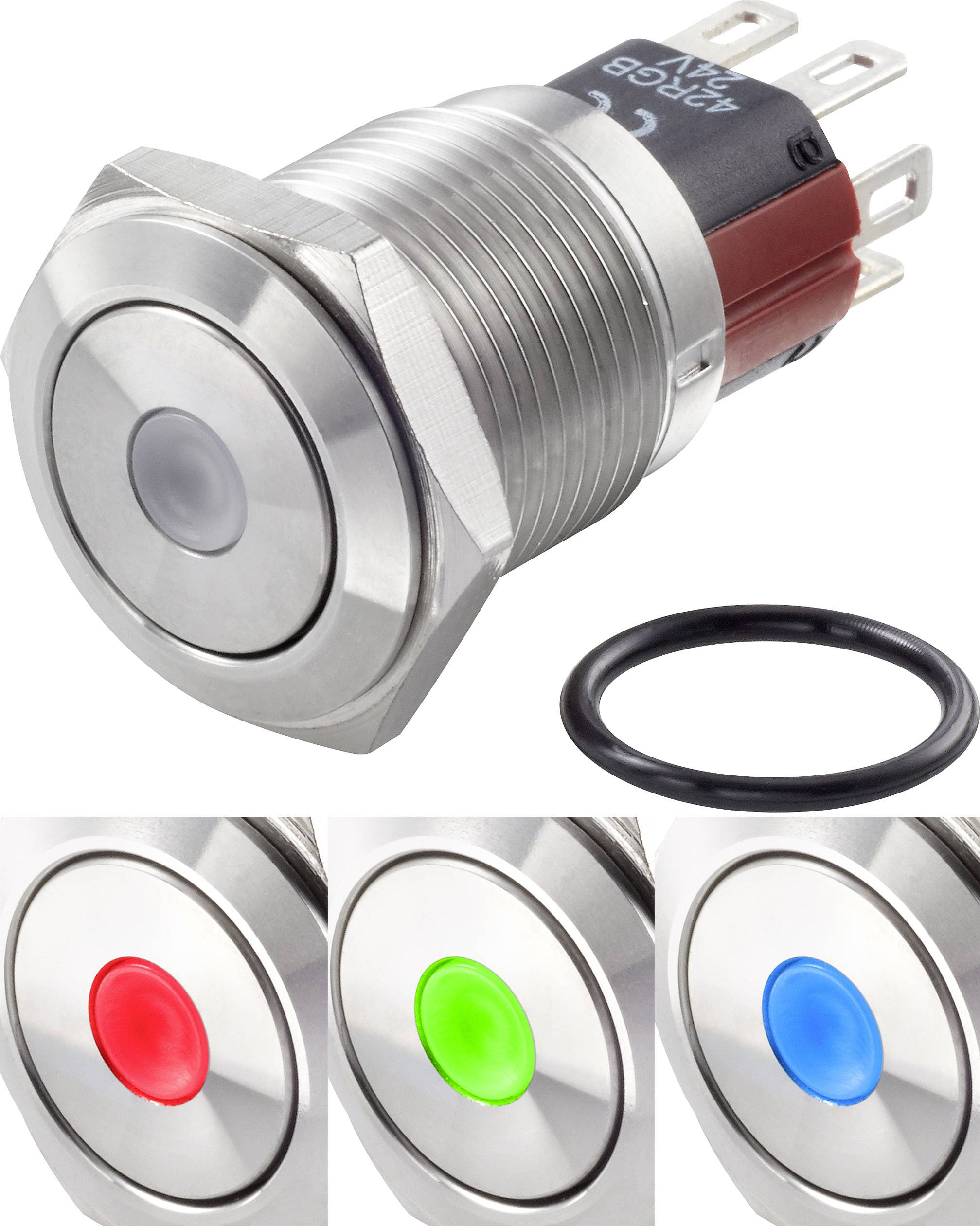 Tru Components Tc Gq Kf D J Rgb V S Tamper Proof Pushbutton