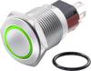 TRU COMPONENTS TC-7494804 TC-GQ16-KF-11E/J/G/12V/C Tamper-proof pushbutton 48 V DC 2 A 1 x Off/(On) momentary Green IP65 1 pc(s)