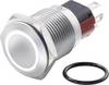 TRU COMPONENTS TC-7494828 TC-GQ16-KF-11ZE/J/W/12V/C Tamper-proof switch 48 V DC 2 A 1 x Off/On latch White IP65 1 pc(s)