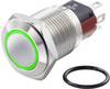 TRU COMPONENTS TC-7494856 TC-GQ16-KF-11ZE/J/G/12V/S Tamper-proof switch 48 V DC 2 A 1 x Off/On latch Green IP65 1 pc(s)