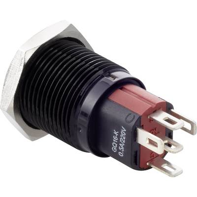 TRU COMPONENTS TC-7494900 TC-GQ16-KF-11ZE/J/W/12V/A Tamper-proof switch 48 V DC 2 A 1 x Off/On latch White IP65 1 pc(s)-1