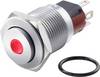 TRU COMPONENTS TC-7494928 TC-GQ16-KH-11D/J/R/12V/C Tamper-proof pushbutton 48 V DC 2 A 1 x Off/(On) momentary Red IP65 1 pc(s)