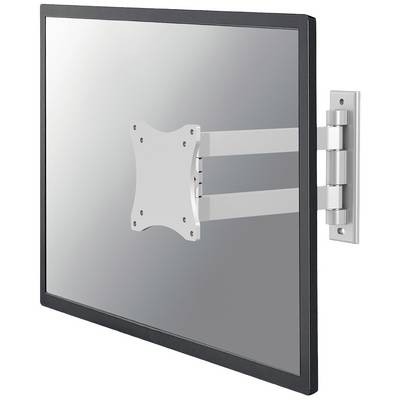 A flatscreen displays a tilting wall mount in silver, mounted to the side.