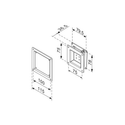 Neomounts FPMA-W50 1x Monitor wall mount 25,4 cm (10") - 76,2 cm (30") Rigid-4