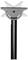'Black/silver bicycle seat post with adjustable head, suitable for various saddle types.'